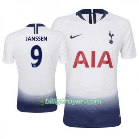 Billige Fotballdrakter Tottenham Hotspur Janssen 9 Hjemmedraktsett 2018/19 Kortermet